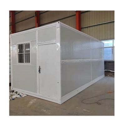 China Modern Classic Portable Expandable Design Sheet Steel Container Folding Prefab House for sale