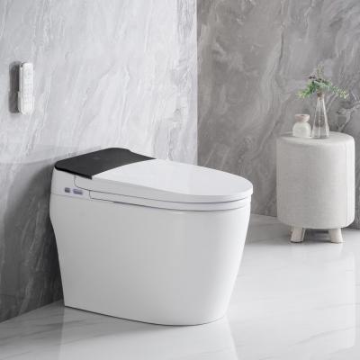 China Full Automatic Clamshell Heated Smart Toilet / Modern Intelligent Bidet Seat for sale