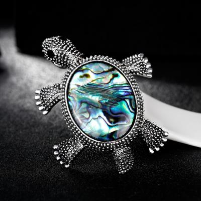 China High-end High-end Vintage Turtle Corsage Jewelry Fashionable All-match Animal Apparel for sale