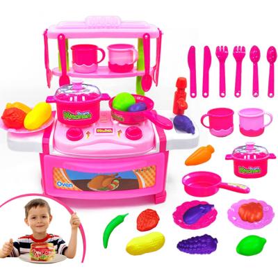 China Toy Girls Electric Cooking Kitchen Children's Educational Toy Sets For Children Role Play Toys for sale