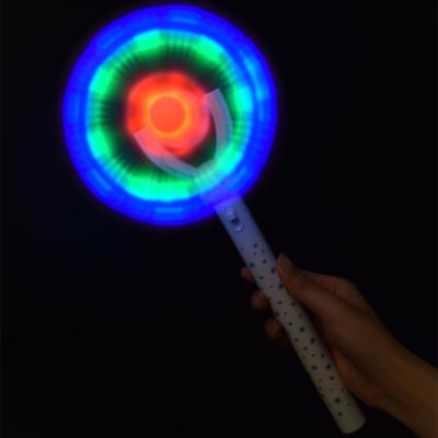 China Game Christmas Party Supplies Custom Light Stick Up Spinning Magic Wand Led Magic Wand Toys For Kids for sale