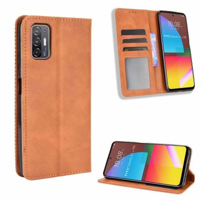 China Retro Flip Wallet Leather Case Cover for HTC Desire 21 pro 5G 100% perfect fit for sale