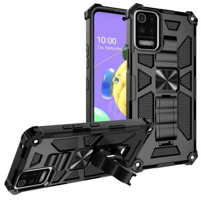 China Shockproof TPU+Hard Hybrid PC Heavy Duty Protective Back Phone Cover For LG K53 K52 Q52 Q62 2021 for sale