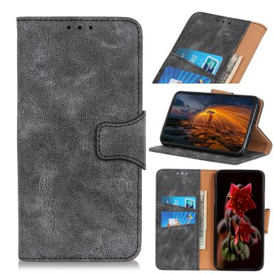 China Retro Shockproof PU Leather Flip Wallet Case For ONEPLUS NORD N200 5G With Stand Card Slots for sale