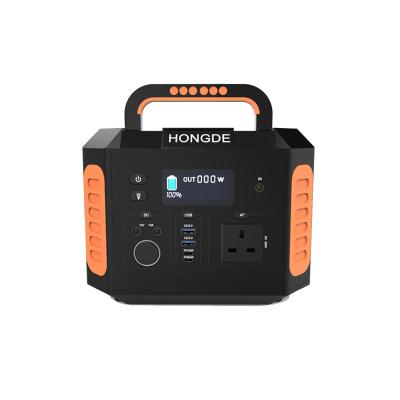 China Type C 500W Portable Outdoor Camping Power Station Large Capacity Outdoor Power Supply for sale