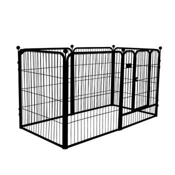 China Suitable Good Quality Portable Dog Collar Fence Wire Large Stored Outdoor Dog Fences Welded for sale