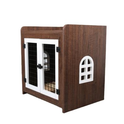 China Sustainable New Timber Dog Cage , Wooden House For Dog for sale