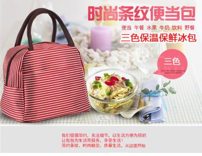 China Outdoor Picnic Insulated Lunch Bags Computer Knitting Technics Nice Appearance for sale