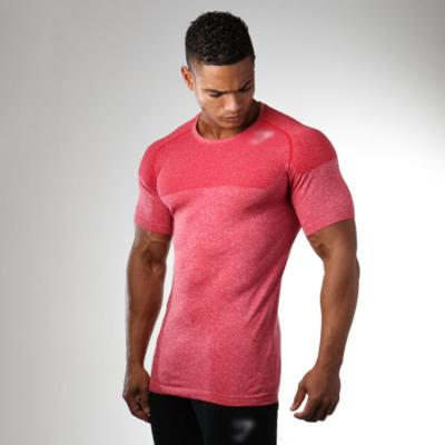 China S - 3XL Size Mens Short Sleeve Compression Top Comfortable Touch Feeling for sale