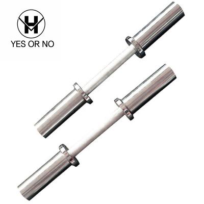 China Wholesale Home Barbell Factory Gym Weightlifting 50mm Diameter Dumbbell Bar Dumbbell Grip Bar for sale