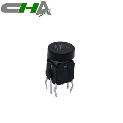 China CHA 4 PIN 12V LED plastic tact switch for consumer products factory price optional for sale