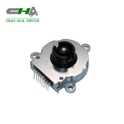 China Visual Instrument Good Quality CHA SRH3201 Series Straight Through Hole Type Rotary Switch Digital Rotary Switch for sale