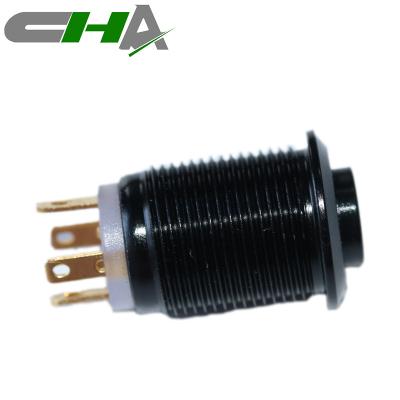 China CHA Switch LED Metal Push Button Switch ON-OFF Momentary Smart Card for sale