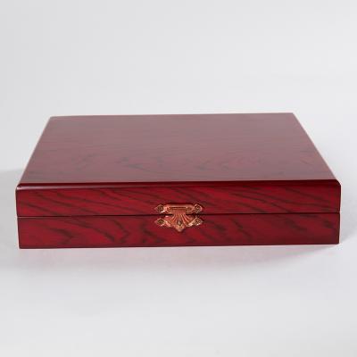 China Recyclable Custom Exquisite High End Luxury Wooden Gift Box Wooden Box For Tea for sale