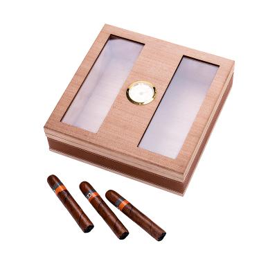 China Fashion handmade high quality luxury eco-friendly wooden humidor cigar box for sale