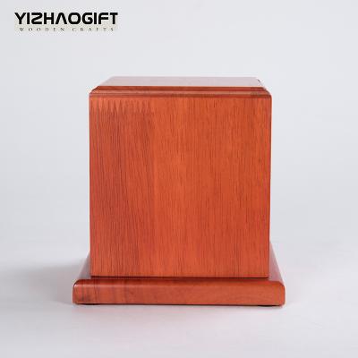 China Viable Custom Wooden Urns Cremation Wood Urn for sale