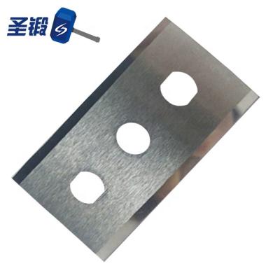 China Hotels Tungsten Carbide Three Holes Blade For Cutting Plastic Film for sale