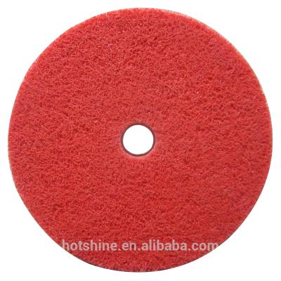 China Alumina Nylon White Abrasive Hotshine Fiber Polishing Wheel for sale