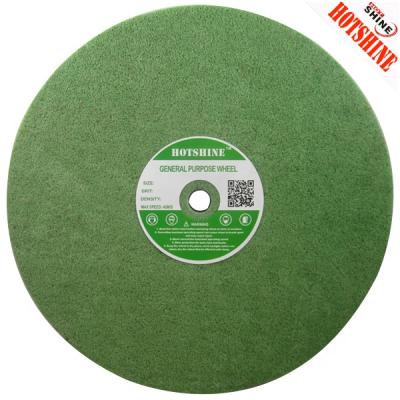 China Nylon Fiber Hotshine GP122924 Green Silicon Carbide Grinding Wheel for sale