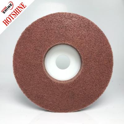 China Eco-friendly aluminum non-woven grinding wheel with high quality and low price for sale