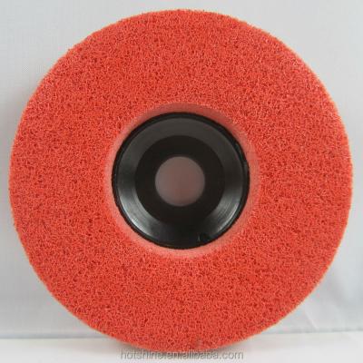 China Nylon Fiber And Non Woven Abrasives Hotshine Abrasive Polishing Disc for sale