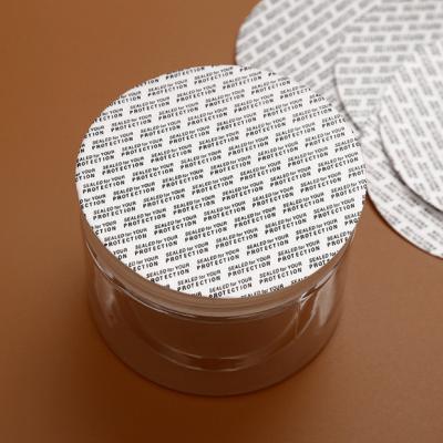 China Food Wholesales Pressure Sensitive Bottle Seal Liner 42mm PET PE PP Bottle Seals /Lids for sale