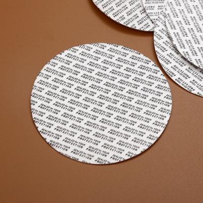 China Non Spill New Arrival Food Grade Pad 38~62 Mm Customize Pressure Sensitive Pad for sale