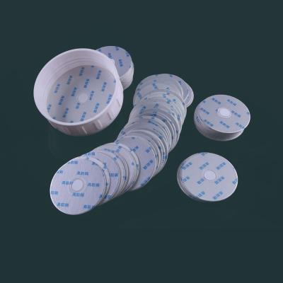 China Food Grade Customized Logo Aluminum Foil Seal Heat Induction Seal Liner Gasket For Bottle Lid for sale