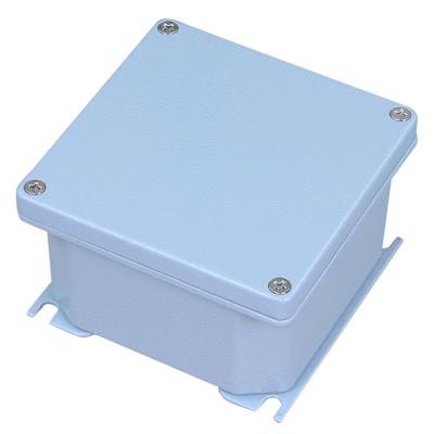 China Electric Power Control System 100*100*60mm Factory Price Junction Box Aluminum Waterproof Box IP66 Metal Waterproof Enclosure Box for sale