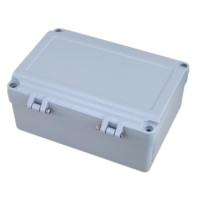 China Electric Power Control System 220*155*95mm Hinged Junction Box Waterproof Aluminum Electronic Enclosures for sale