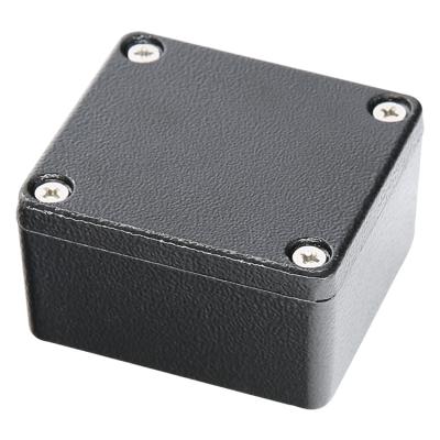 China Junction Box Black Aluminum Die Casting Aluminum Box Ip66 Aluminum Box 64*58*35mm for sale