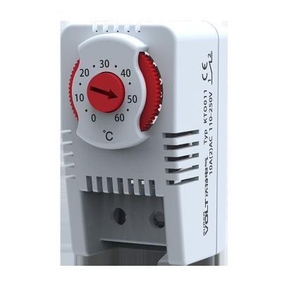 China KTO 011 DIN Rail Compact Normally Closed Mini Cabinet Thermostat NC Mechanical Temperature Controller KNOTS 011 for sale