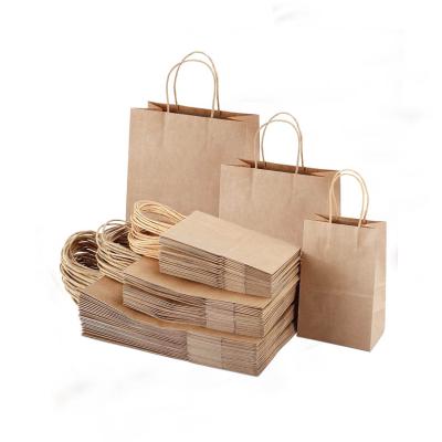 China High Quality Recycled Materials Wholesale Recycled Kraft Paper Custom Bag for sale