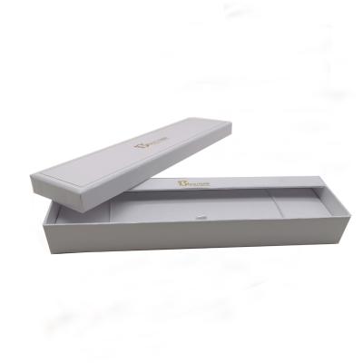 China High Quality Recycled Materials Wholesale Logo Paper Box White Customized Jewelry for sale