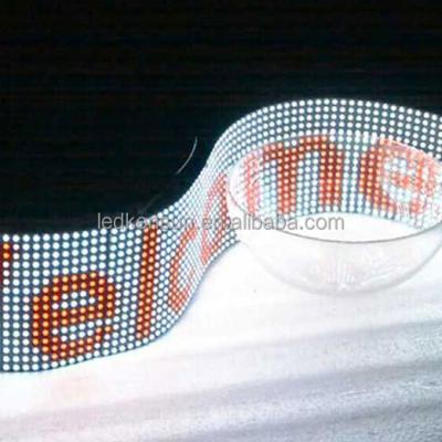 China Advertising Indoor Flexible LED Display Panel With Video Display Function for sale