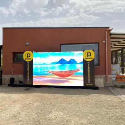 China 4G Control 5.5mWx1.5mH Indoor Outdoor Led Display P3.91 Video Wall For Fixed Led Screen for sale