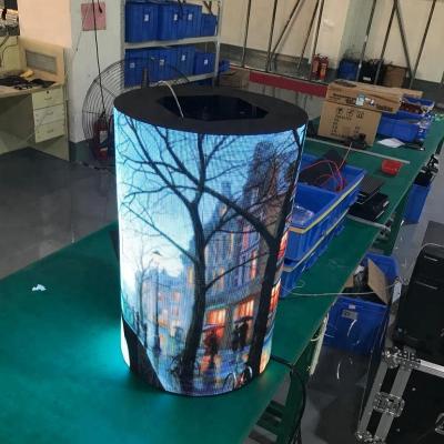 China P2.5 Indoor Flexible LED Screen Customized Size Soft Led Indoor Display Outdoor Advertising LED Screen for sale