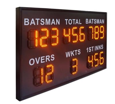 China Indoor Wireless RF Control Cricket LED Scoreboard for sale