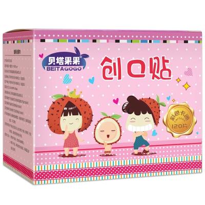 China Cute Children 120pcs Dreathable Correction Bandage Joint Waterproof Cartoon Joint Waterproof Wrap Plaster for sale