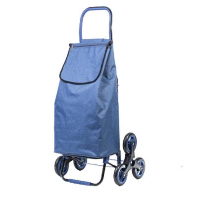 China Convenient Shopping Cart Bag Stainless Steel Wheels Shopping Bag Trolley for sale