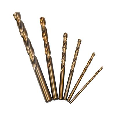 China Nice Stainless Steel Drilling Quality OEM Service HSS 6542 Cobalt2% Fully Ground Twist Drill Bit For Stainless Steel Drilling for sale