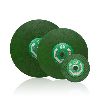 China Double layer fiberglass resin grinding wheel cutting disc. high speed straight smooth edge factory for custom metal and stainless for sale