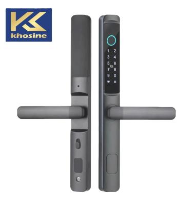 China Khosine KH-01 TTLOCK Home Waterproof Zinc Alloy Smart Biometric Fingerprint Office Apartments Hotel Lock Smart Smartphone APP For Aluminum Doors for sale