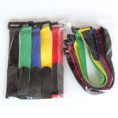 China Wire Management Reusable Tying Cable Straps With Buckle Variety Sizes Universal Webbing Strap for sale