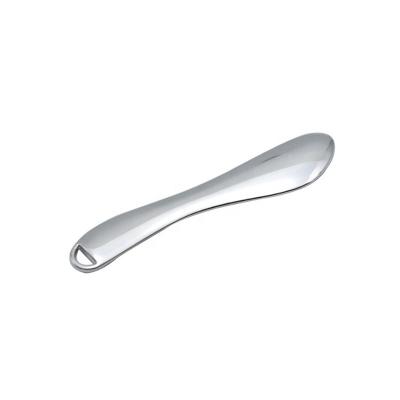 China Beauty Care Cosmetics Tools Hot Selling Eco Friendly Metal Massage Sticks Eye Cream Spoon Metal Cosmetic Spoon for sale