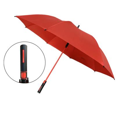 China Hot Selling Auto Open Shaft Logo Printing Golf Umbrella Custom Windproof Single Layer Wind Resistance Straight Umbrella YS-7067 for sale