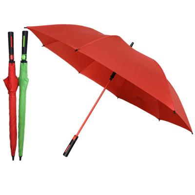 China Factory Supply YS-7067 Custom Logo Printed Big Size Outdoor Golf Windproof Automatic Open Umbrella Promotional Windproof Umbrella for sale