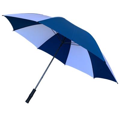 China Windproof ClassicUmbrella Foldable Straight Handle Fiberglass YS-7057 Manual Open And Close Promotional Golf Umbrella for sale