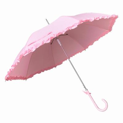 China YS-1069 Vintage Design Vintage Design Umbrella Hive Pink Edge Fashionable Umbrellas Automatic Umbrella For Women for sale