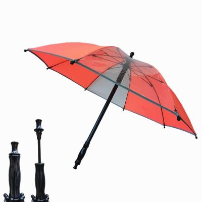 China Water Gun Umbrella YS-6013 New Style Funny Child Umbrella Pongee And POE With Reflective Binding Manual Safety Water Gun Open Umbrella For Kids for sale